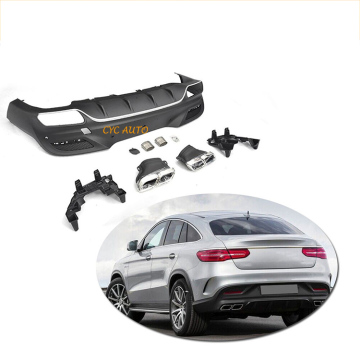 Αντικατάσταση πίσω προφυλακτήρα C292 Diffuser για Mercedes-Benz GLE63 X292 2015-2019