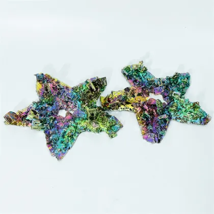Raw Bismuth Spirit Crystal Rainbow Star