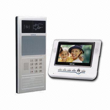 RF Cable Video Intercom System with ID Card Reader and Thunder Defense Function