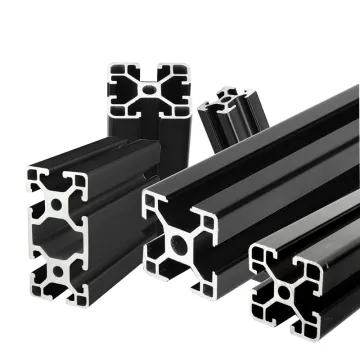 Alu 4040 T Slot Black 40x40 Aluminium Profile Kit