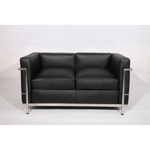 Le Corbusier LC2 Loveseat 2 ადგილიანი