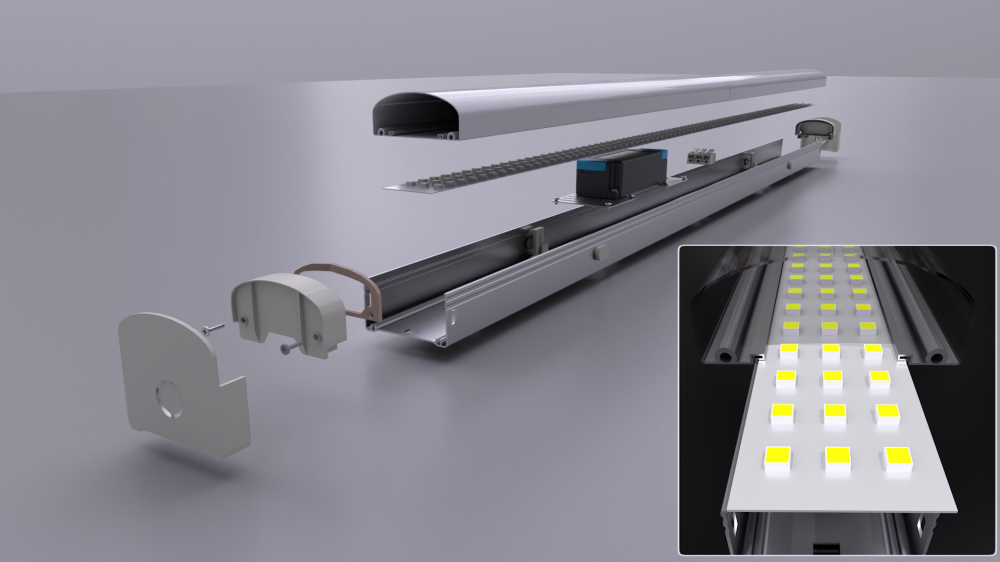 Litehome Led Linear Batten Light 40w