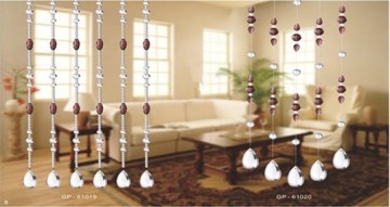 Decorative crystal beads curtains for home or hotel decoration