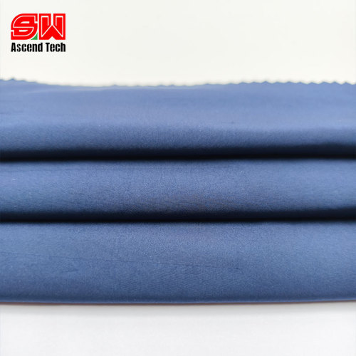 Tecido de canal interrompido com controle de calor azul