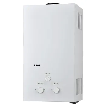 Hot sale white coated panel gas water heater