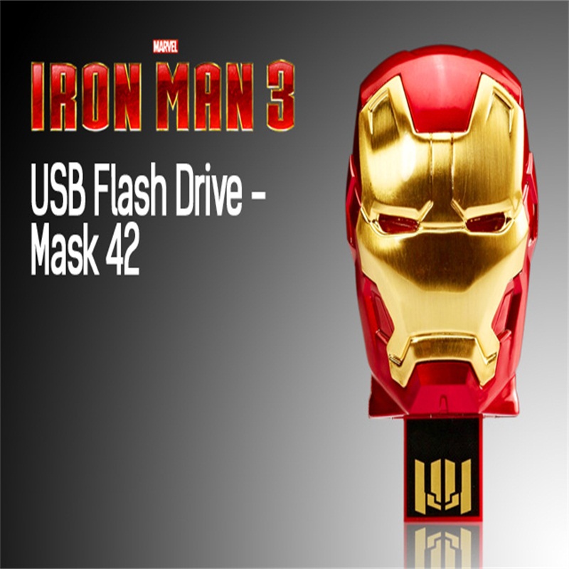 Popular Cool Ironman Mask USB Flash Drive