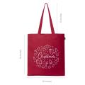 Reusable Christmas Holiday Shopping Canvas Bags