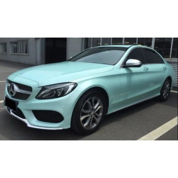 Adhesive Glossy Macaron Sky Blue Car Wrap Film