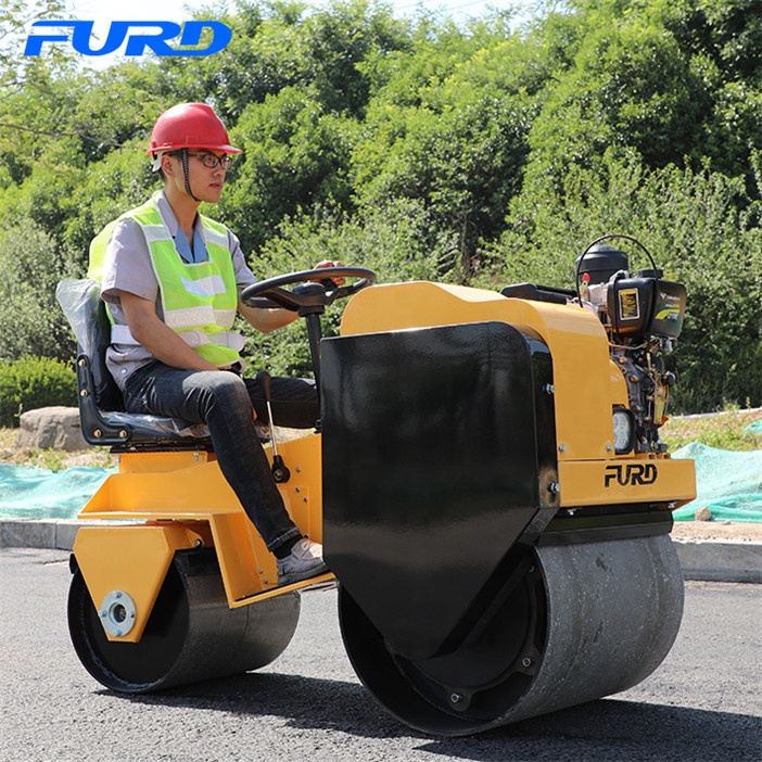 Flexible Operation Mini Road Roller Compactor With 700kg Weight, High ...