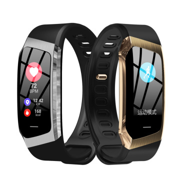 New Arrival E18 Mens Womens Heart Rate Monitor Calorie Pedometer Wristband IP67 Waterproof Smart Watch for Android iOS
