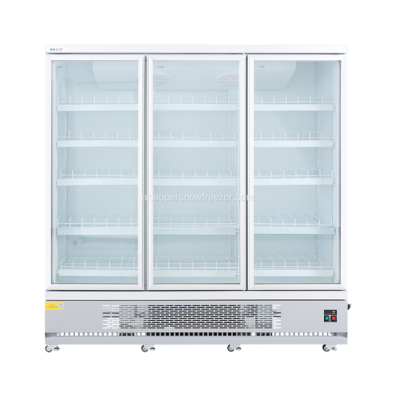 فتح عرض معدات الثلاجة التجارية متعددة الطبقات