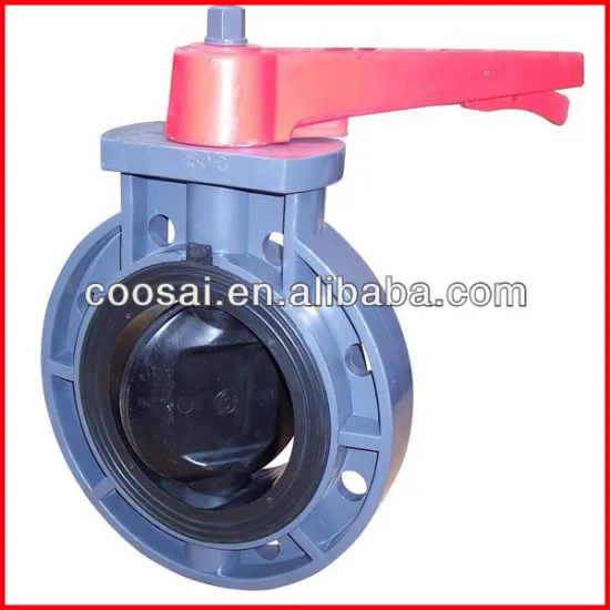 Made in china PVC butterfly valve