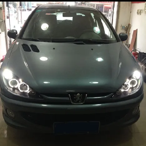 PEUGEOT 206 Head Lamp Angel Eyes V1