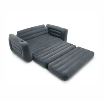 Folding Flocking Square PVC Plastic Bed Spot Adult Light Luxury Inflatable Sofa