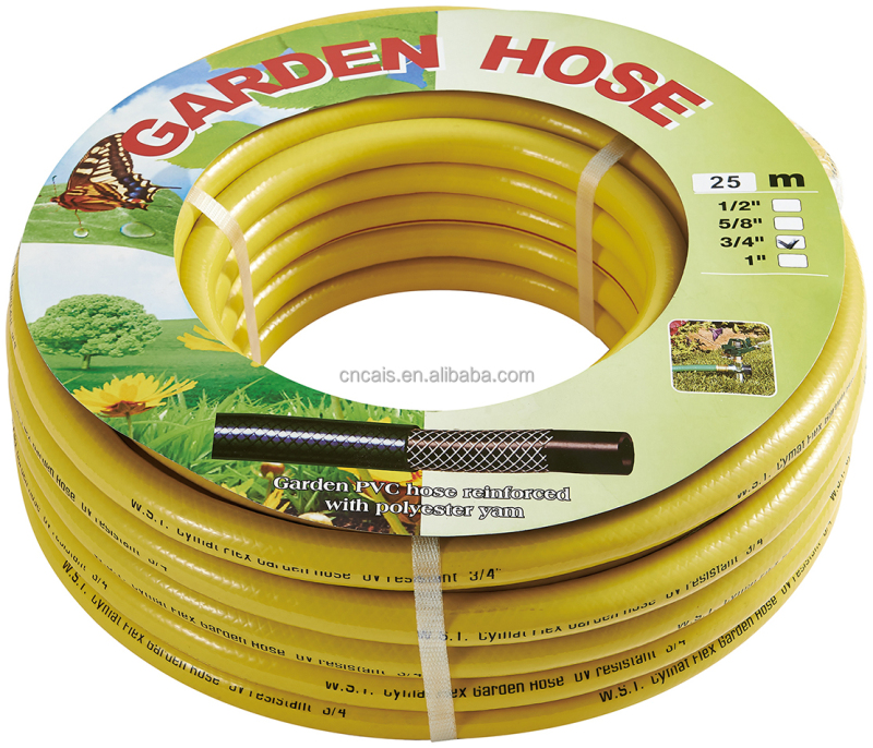 1/2 Inch UV-Resistant PVC Garden Hose for Irrigation and Outdoor Watering