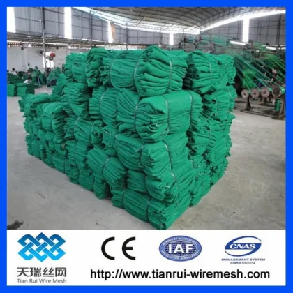 green construction scaffold safety net with UV protection