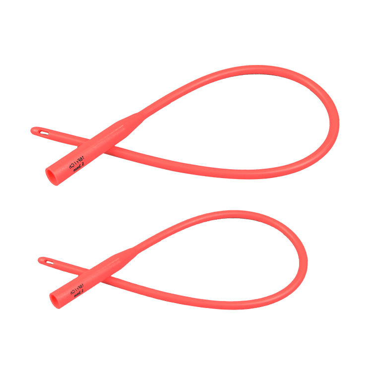 Urethral Catheter Red Latex 1