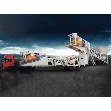 Belt Type Mobile Concrete Batching Plant