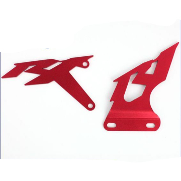 FGUYA001 Red Motorcycle Heel Plate for Yamaha YZF R1 (2007-2008)