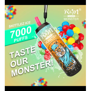 일회용 포드 장치 R &amp; M Monster 7000 퍼프