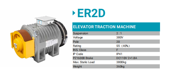 Elevator traction machine