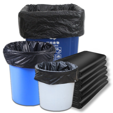 Custom Printed Logo Trash Bags: Wholesale Black PE Gravure Printing Solutions for Contractors and Rubbish Management
