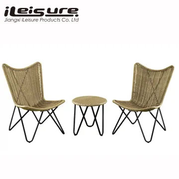 Modern Luxury Leisure Wicker Rattan Outdoor Chair with Footstool - Wholesale