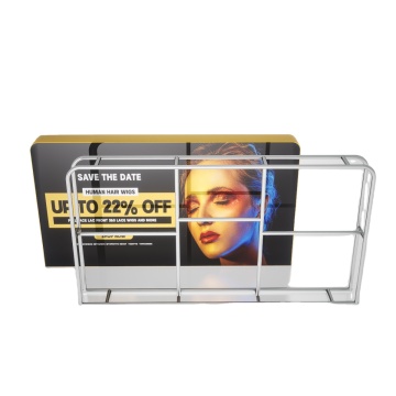 Display fiera con telaio in alluminio 3D personalizzato da 10'x20 "con parete da fondo
