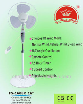 fan with remote &heavy base