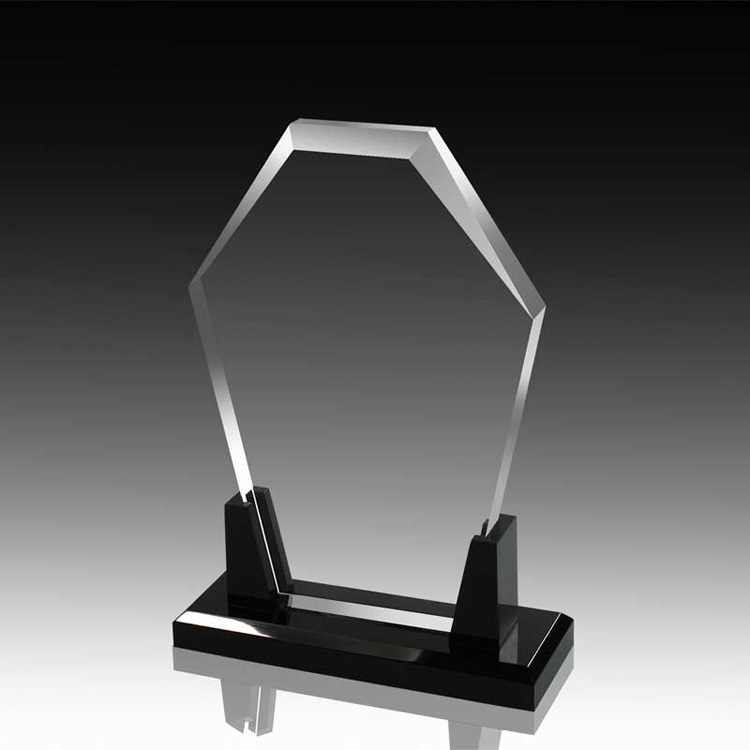 High Transparent Acrylic Blank Poker Trophies