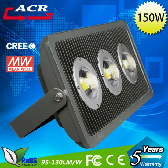 super bright outdoor waterproof high lumen 150w led flood light cob