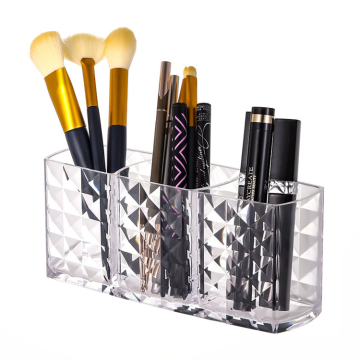 Transparent Acrylic Makeup Brush Organizer - High Quality Makeup Storage