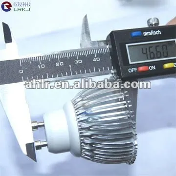 3W GU10 led spotlight d46mm for desk lamp