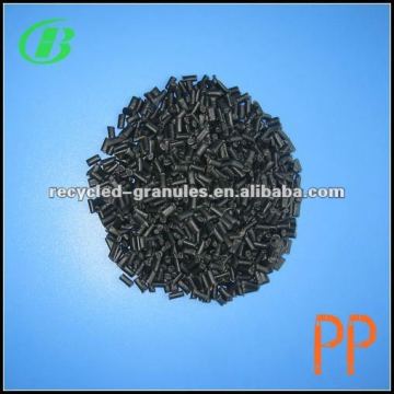 recycled black PP granules