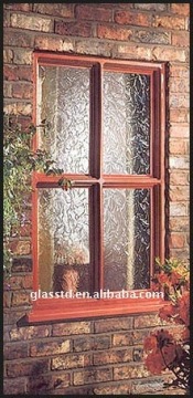 crystal window glass for retro-style building