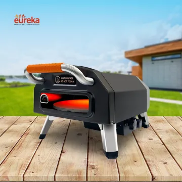 Mobile Pizza Creator 12" Indoor-Outdoor Rotating Gas Pizza Oven