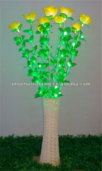 indoor led flower vase light