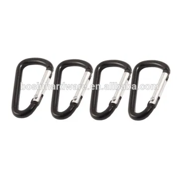 Fashion High Quality Metal Mini D Shaped Aluminum Carabiner