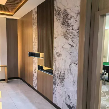 Bamboo Wood Fiber Grille Panel - Ecological Indoor Wall Panel