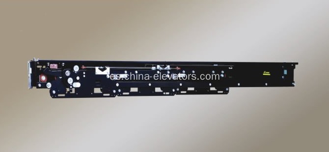 3 paneles Mecanismo de puerta de aterrizaje del ascensor abertura telescópica