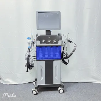 12-in-1 Hydra Diamond Dermabrasion Facial Machine for Skin Cleansing & Scrubbing