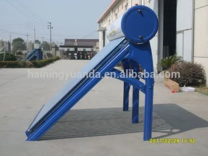 integrated unpressurized solar power water heater