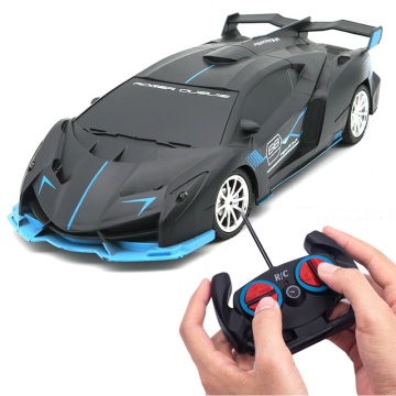 High-Speed 1:18 Scale RC Sport Car with LED Lights - Perfect Gift for Kids and Boys