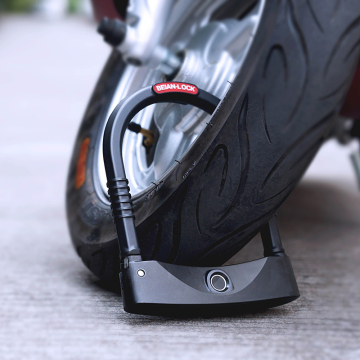 Fingerprint U Shape Electronic Bike Lock for Motorcycle Security