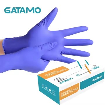 G15 Purple Nitrile Exam Gloves - 4 Mil, Powder Free, Disposable, Wholesale