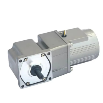 Right Angle AC Gear Motor Reducer with 90mm 4GU Ratio 7.5K to -1500K Helical Gear