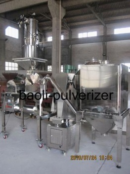 dust collecting crusher for herbal medicine