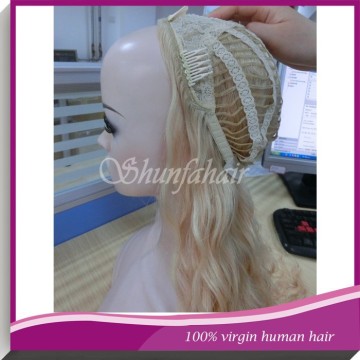 Half wig cap, half wig half wig human hair,human hair half wigs