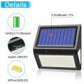 30LED SOLAR LIGHT MED 3 BELYGNINGSFACK