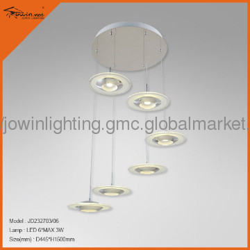 JD232703-06 Led Glass Pendant Lamp